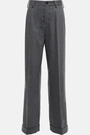 Marni High-rise wool-blend pants