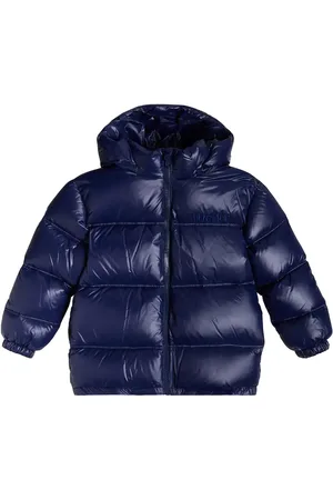 VERSACE Down-paneled hooded jacket