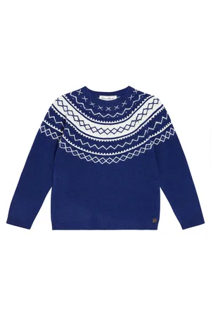 Tartine Et Chocolat Jacquard wool sweater