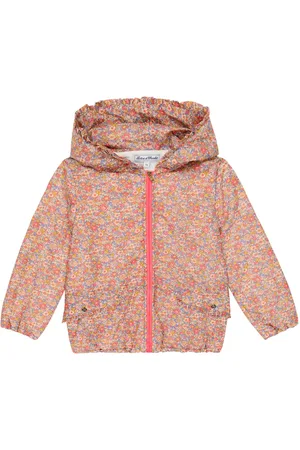 Tartine Et Chocolat Floral hooded puffer jacket