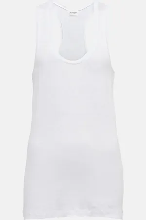 Marant Etoile Avien linen tank top