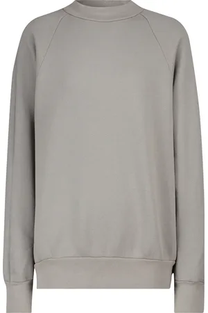 Les Tien Raglan-sleeve cotton fleece sweater