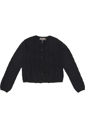 Loro Piana Downy Cables cashmere cardigan