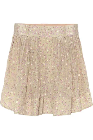 Chloé ChloÃ© Floral high-rise silk shorts