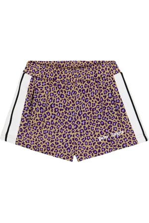 Palm Angels Animal-printed track shorts