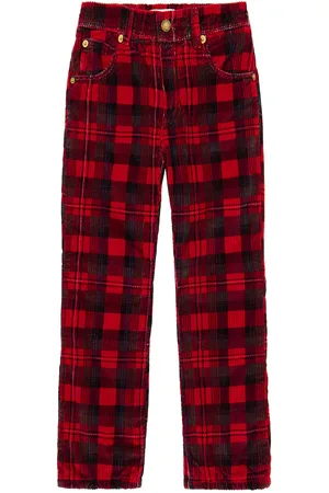 ERL Plaid cotton pants