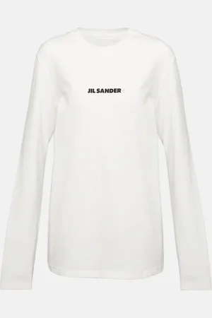Jil Sander Logo cotton sweatshirt