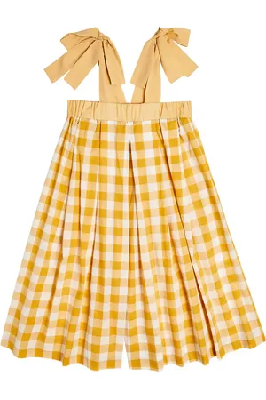 PAADE Gingham cotton playsuit