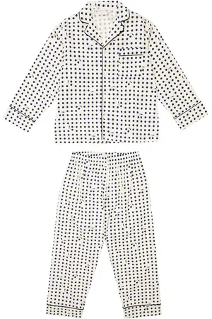 BONPOINT Dormeur polka-dot cotton pajamas