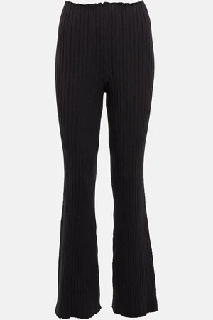 The Row Bija cashmere flared pants