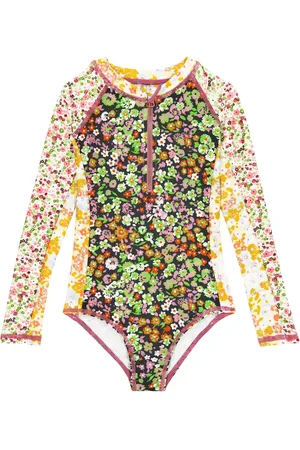 Molo Necky floral rashguard swimsuit