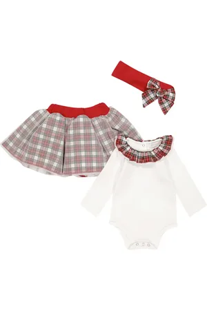 MONNALISA Baby bodysuit, skirt and headband set