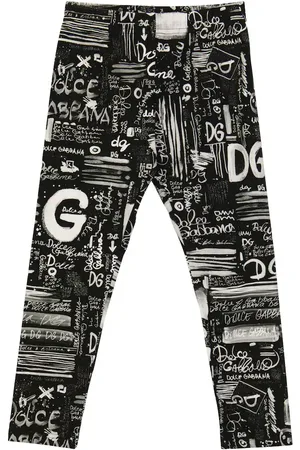 Dolce & Gabbana Printed stretch-cotton pants