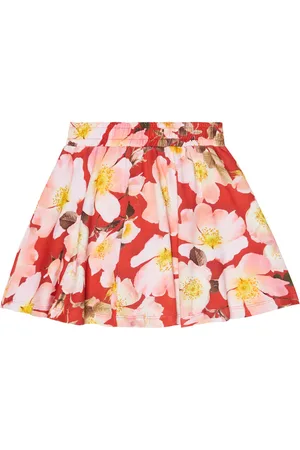 Molo Barbera floral cotton skirt