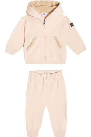 Il gufo Baby cotton-blend tracksuit