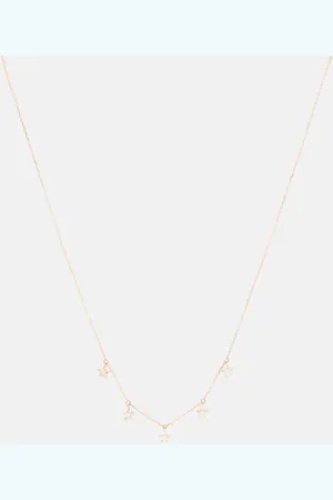 Roxanne First Star 14kt rose gold necklace with diamonds
