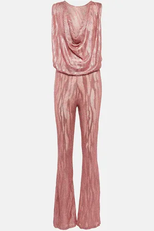 Missoni Jacquard cowl neck jumpsuit