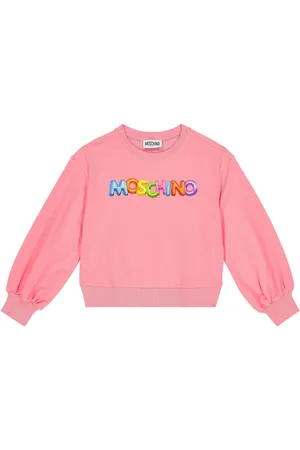 Moschino Printed cotton-blend sweatshirt