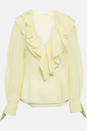 Victoria Beckham Silk crÃªpe de chine blouse
