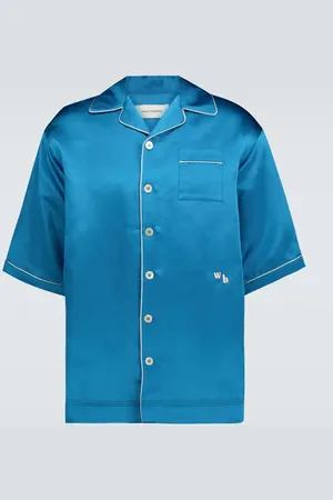 WALES BONNER Short-sleeved pajama shirt