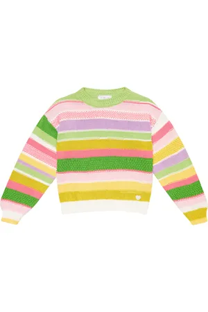 MONNALISA Striped cotton sweater