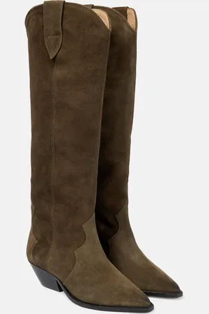 Isabel Marant Denvee suede knee-high boots
