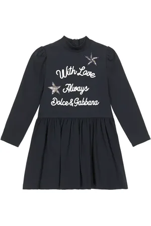 Dolce & Gabbana Printed cotton-blend jersey dress