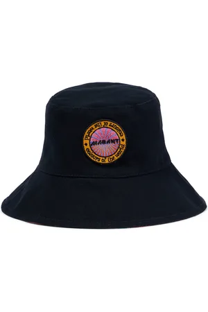 Isabel Marant Loiena cotton reversible bucket hat