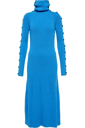 Proenza Schouler Ribbed-knit cotton-blend sweater dress