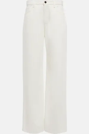 The Row Eglitta mid-rise wide-leg jeans