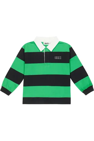 Molo Relz striped cotton polo shirt