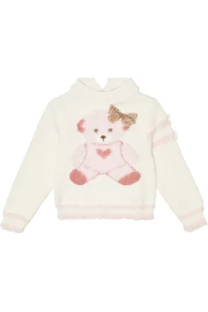 MONNALISA Baby intarsia cotton sweater