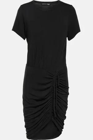 VERONICA BEARD Hannock ruched jersey minidress