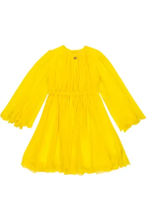 Dolce & Gabbana Ruffled silk tulle dress