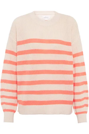 Velvet Wren striped cotton sweater