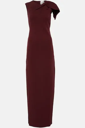 Roland Mouret Asymmetric cutout maxi dress
