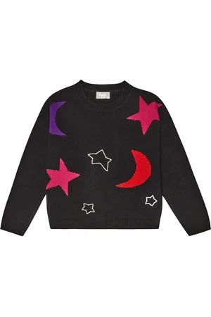 Il gufo Intarsia virgin wool sweater