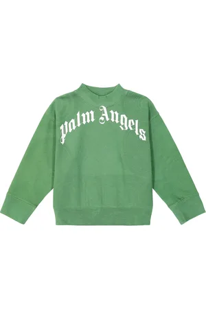 Palm Angels Logo cotton jersey sweatshirt