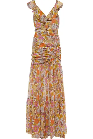 VERONICA BEARD Alannah floral silk maxi dress