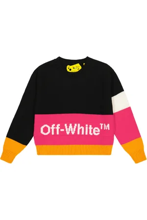 OFF-WHITE Logo colorblocked wool sweater