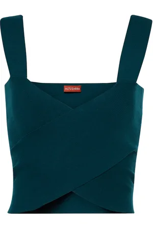 Altuzarra Mylas crossover crop top