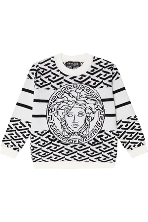 VERSACE Medusa intarsia wool sweater