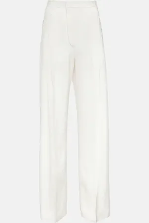 Victoria Beckham Pleated high-rise wide-leg pants
