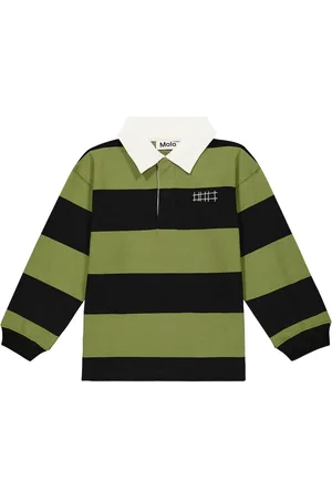 Molo Relz striped cotton polo shirt