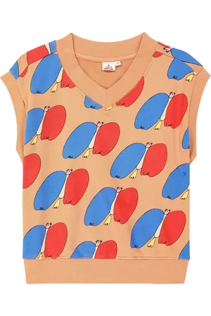Jelly Mallow Printed cotton vest