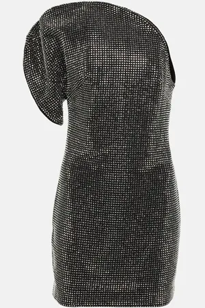 Roland Mouret Embellished asymmetric minidress