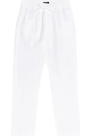 Il gufo Linen slim pants