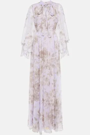 Erdem Chiara printed silk gown