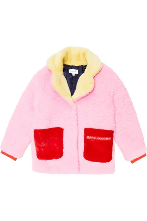 Marc Jacobs Colorblocked short faux fur coat