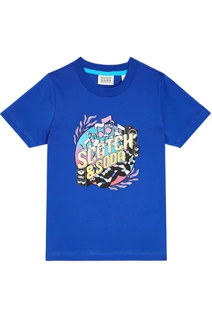 Scotch&Soda Printed cotton jersey T-shirt